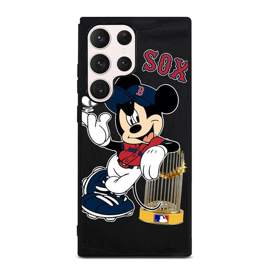 BOSTON RED SOX MICKEY MOUSE Samsung Galaxy S23 Ultra Case Cover