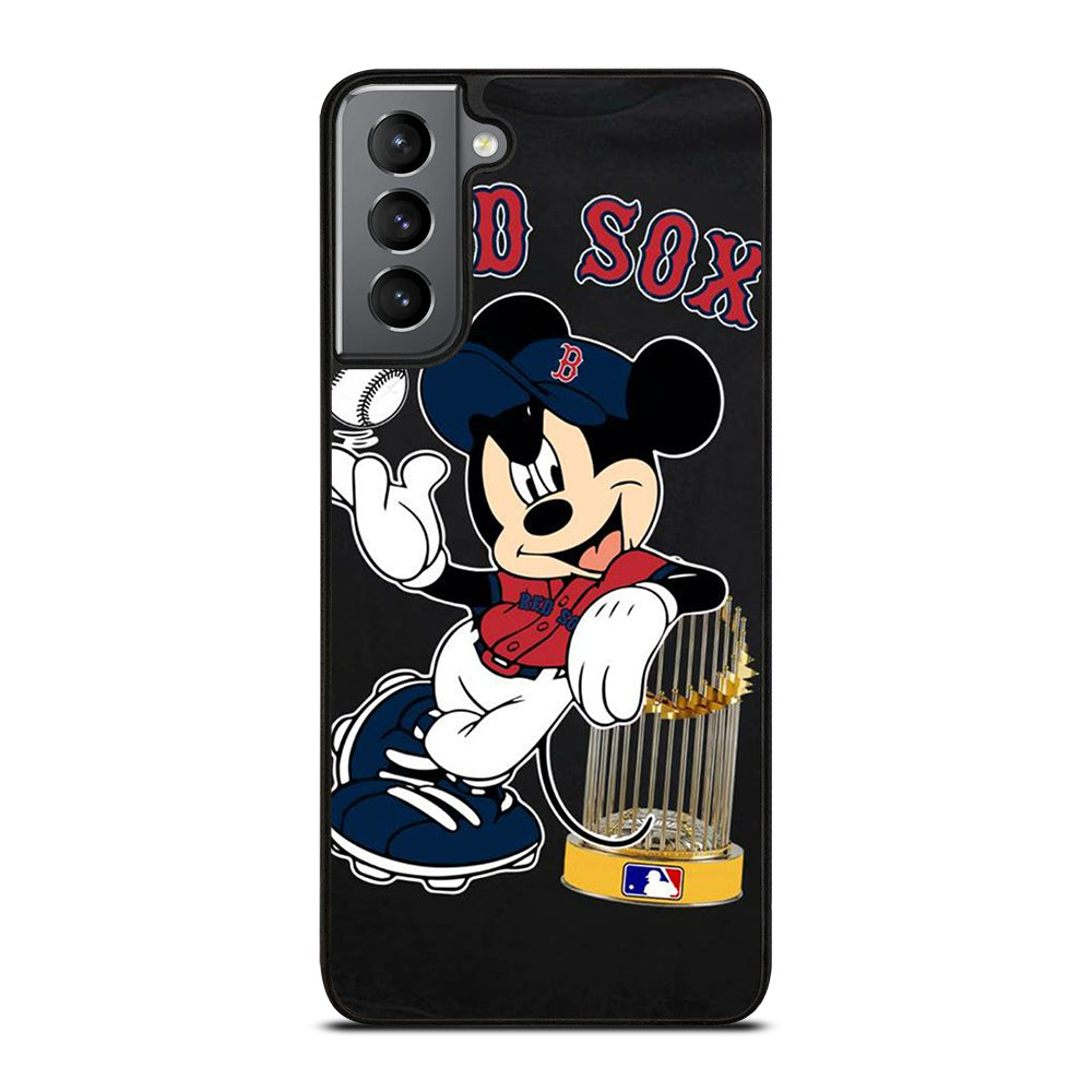 BOSTON RED SOX MICKEY MOUSE Samsung Galaxy S21 Plus Case Cover