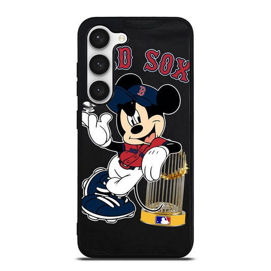BOSTON RED SOX MICKEY MOUSE Samsung Galaxy S23 Case Cover