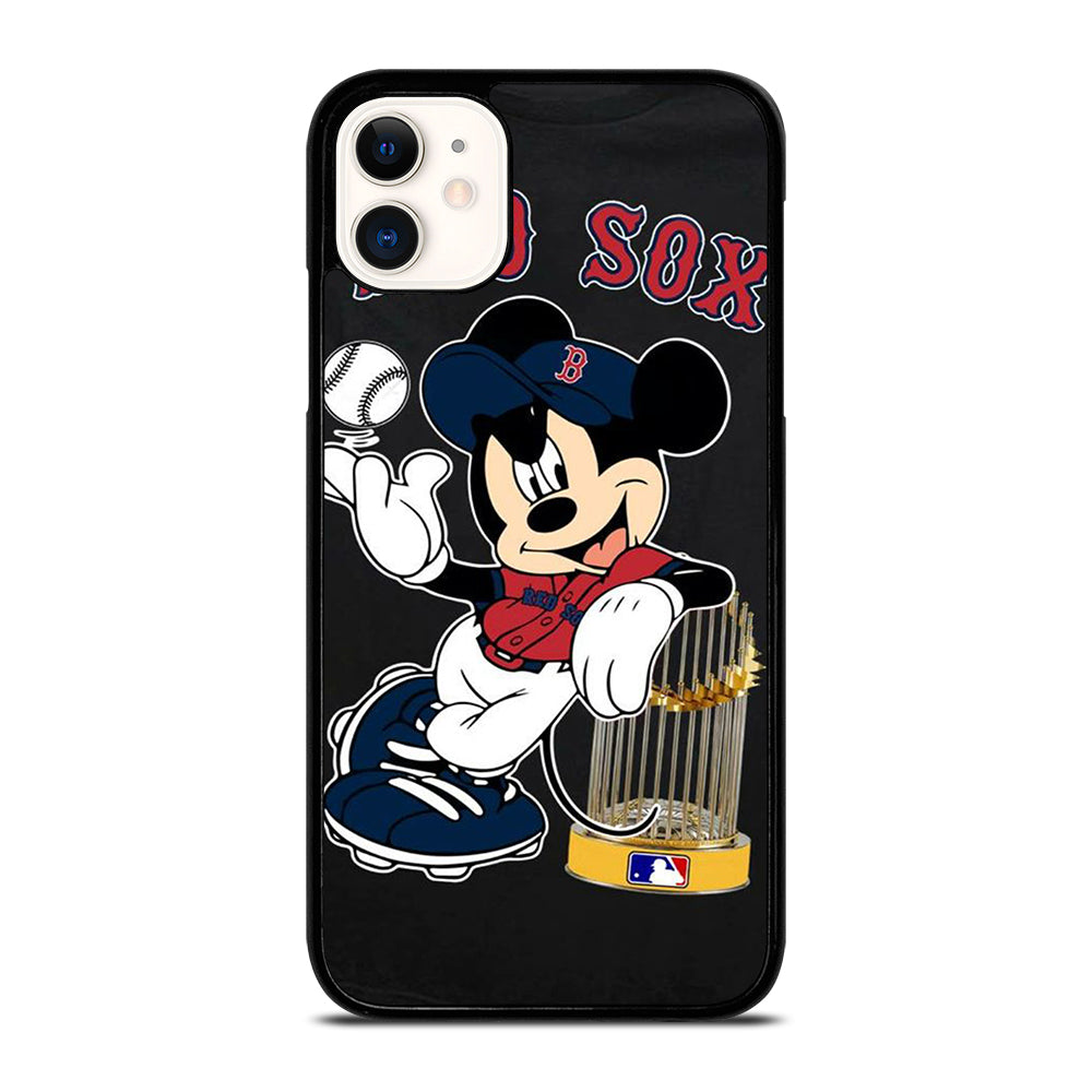 BOSTON RED SOX MICKEY MOUSE iPhone 11 Case Cover