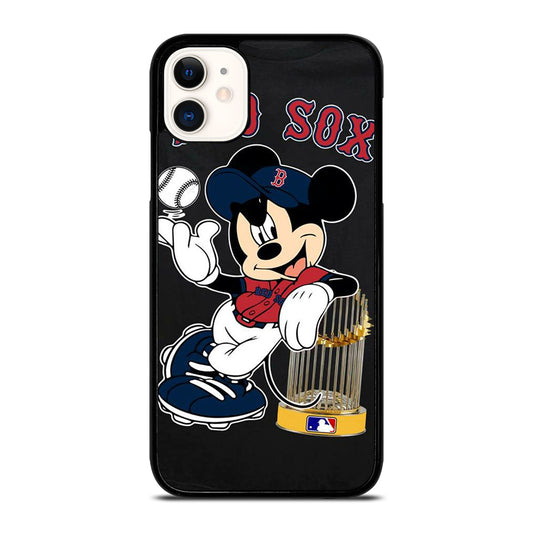 BOSTON RED SOX MICKEY MOUSE iPhone 11 Case Cover
