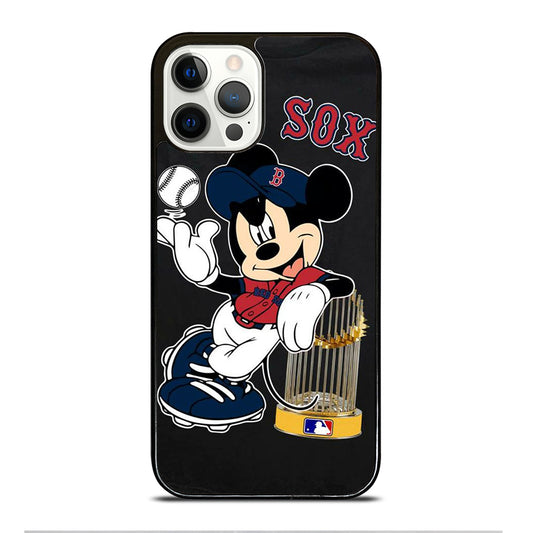 BOSTON RED SOX MICKEY MOUSE iPhone 12 Pro Case Cover