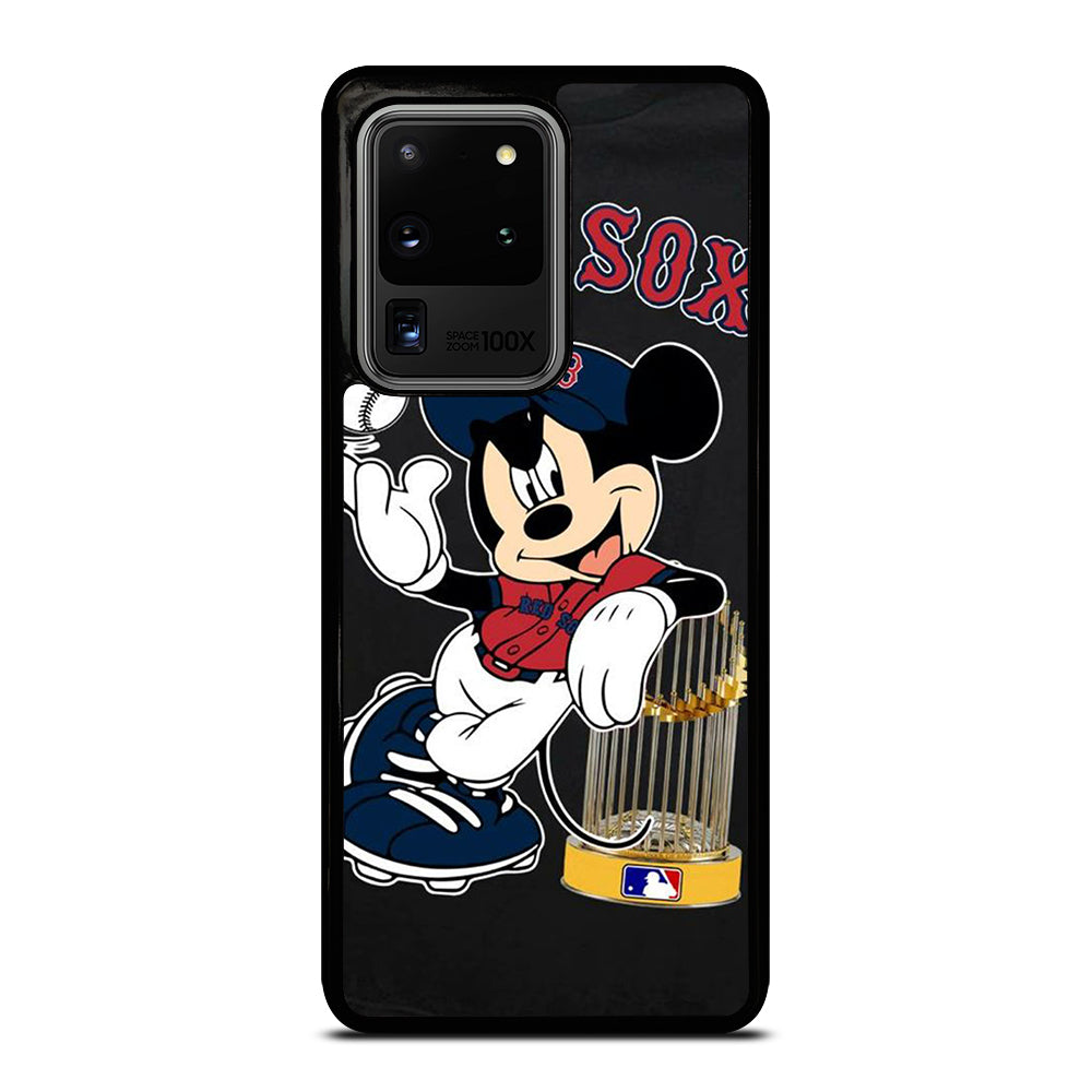 BOSTON RED SOX MICKEY MOUSE Samsung Galaxy S20 Ultra Case Cover