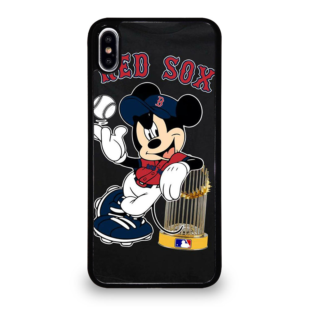 BOSTON RED SOX MICKEY MOUSE iPhone XS Max Case Cover