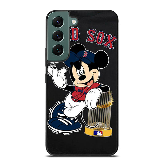 BOSTON RED SOX MICKEY MOUSE Samsung Galaxy S22 Case Cover
