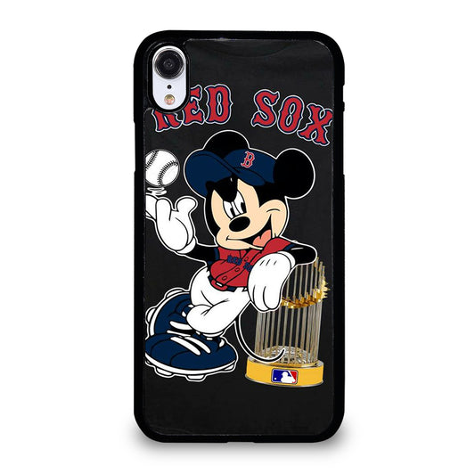 BOSTON RED SOX MICKEY MOUSE iPhone XR Case Cover