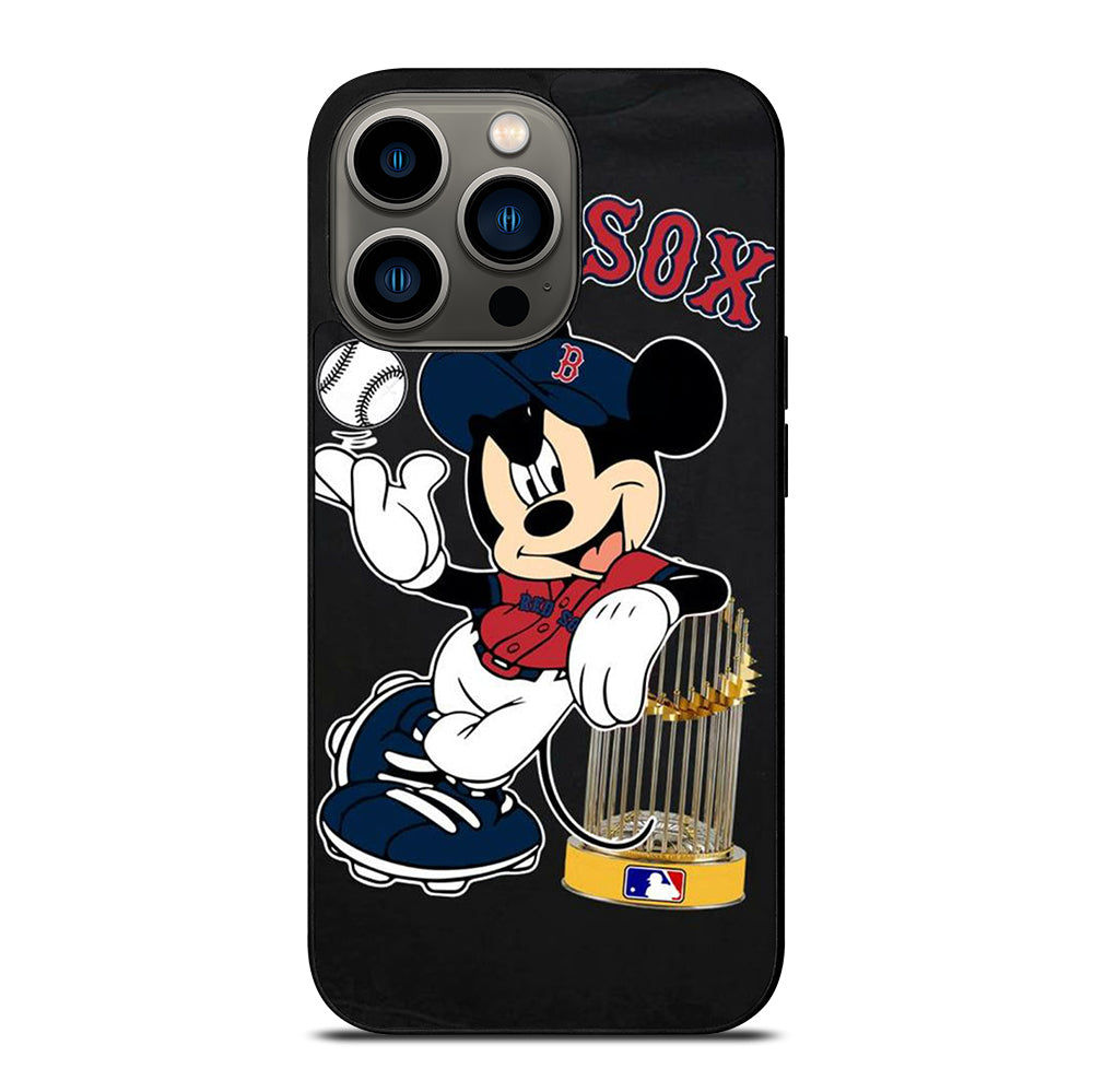 BOSTON RED SOX MICKEY MOUSE iPhone 13 Pro Case Cover