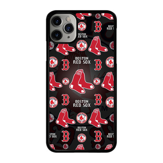 BOSTON RED SOX PATTERN iPhone 11 Pro Max Case Cover