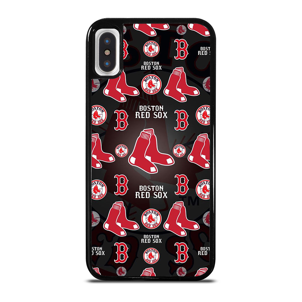 BOSTON RED SOX PATTERN iPhone X / XS Case Cover