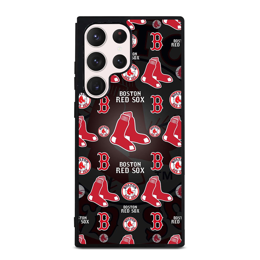 BOSTON RED SOX PATTERN Samsung Galaxy S23 Ultra Case Cover
