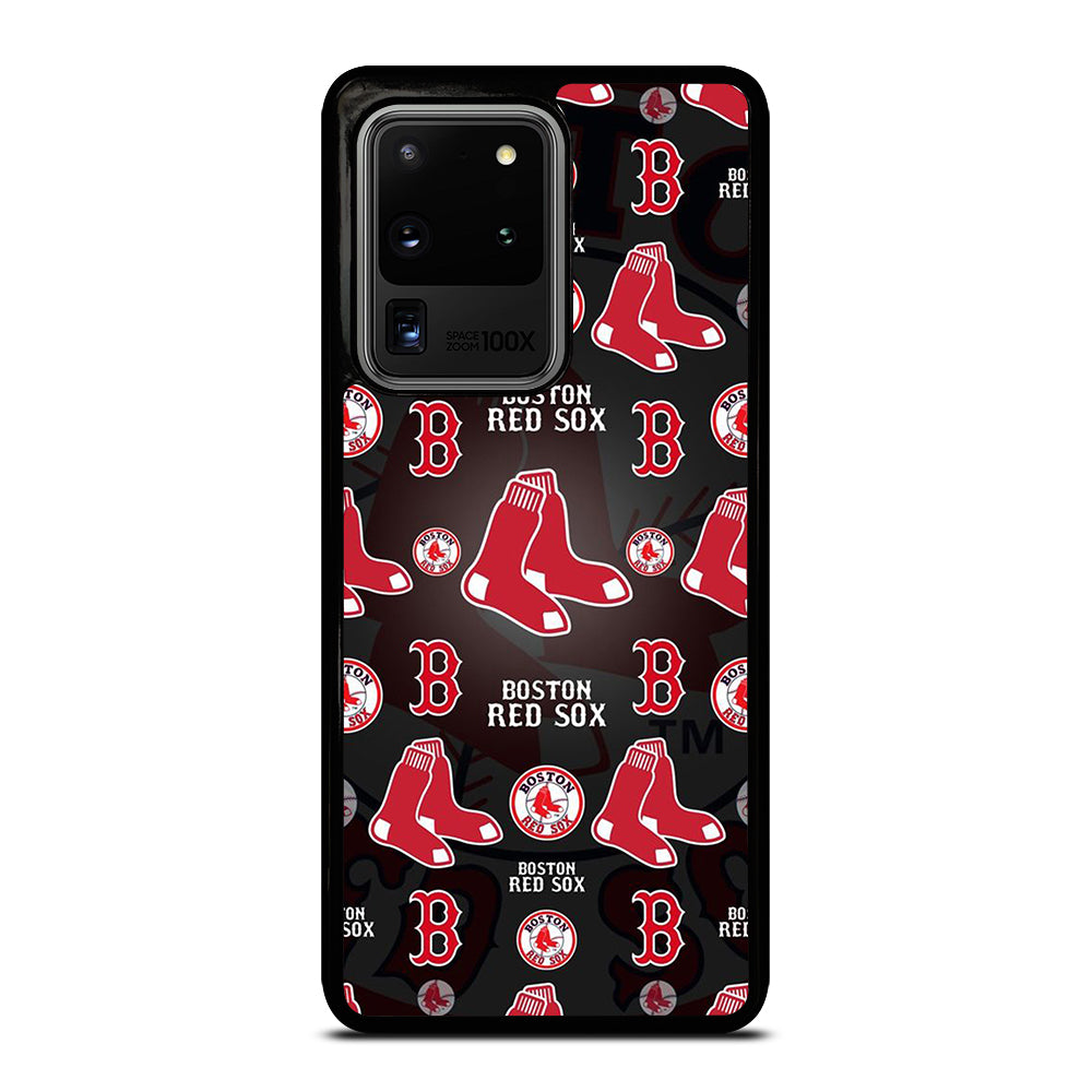 BOSTON RED SOX PATTERN Samsung Galaxy S20 Ultra Case Cover