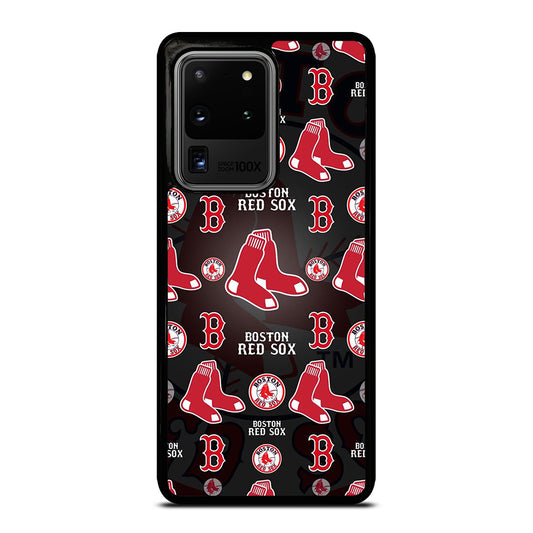 BOSTON RED SOX PATTERN Samsung Galaxy S20 Ultra Case Cover