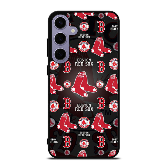 BOSTON RED SOX PATTERN Samsung Galaxy S24 Plus Case Cover