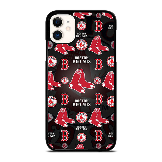 BOSTON RED SOX PATTERN iPhone 11 Case Cover