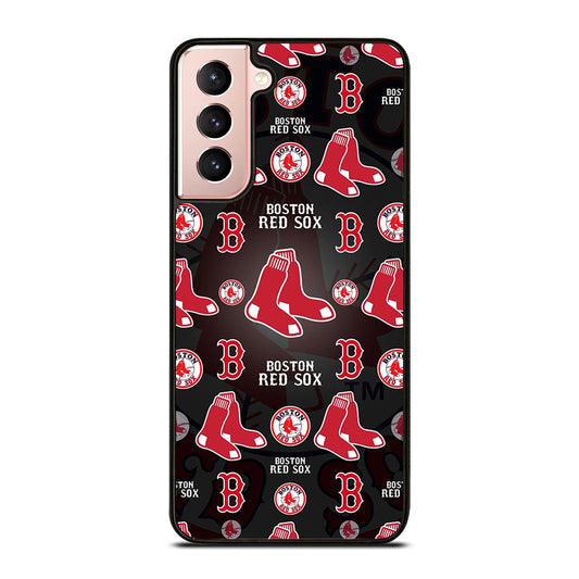 BOSTON RED SOX PATTERN Samsung Galaxy S21 Case Cover