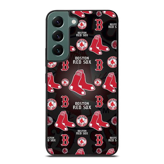 BOSTON RED SOX PATTERN Samsung Galaxy S22 Case Cover