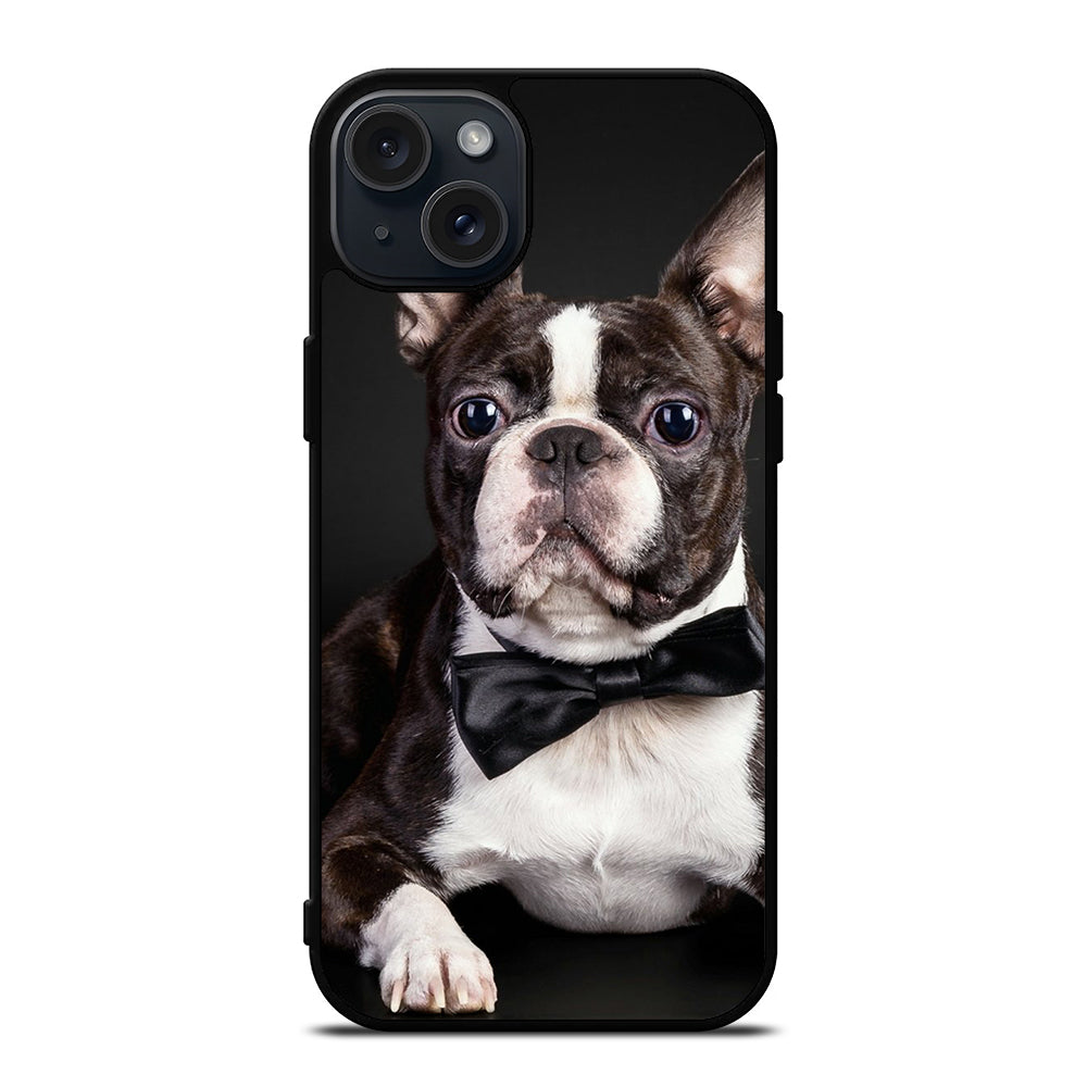 BOSTON TERRIER DOG iPhone 15 Plus Case Cover