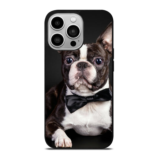 BOSTON TERRIER DOG iPhone 14 Pro Case Cover