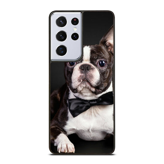 BOSTON TERRIER DOG Samsung Galaxy S21 Ultra Case Cover
