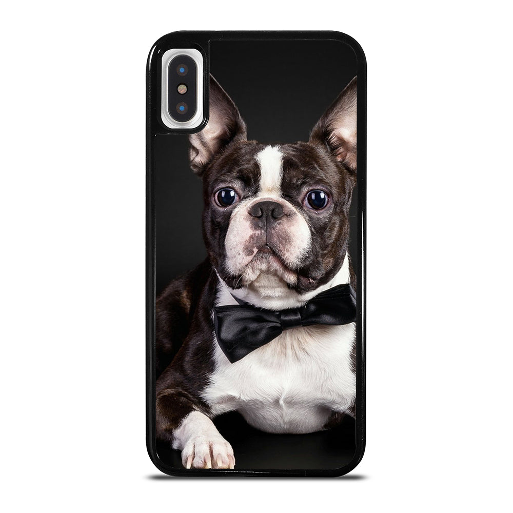 BOSTON TERRIER DOG iPhone X / XS Case Cover