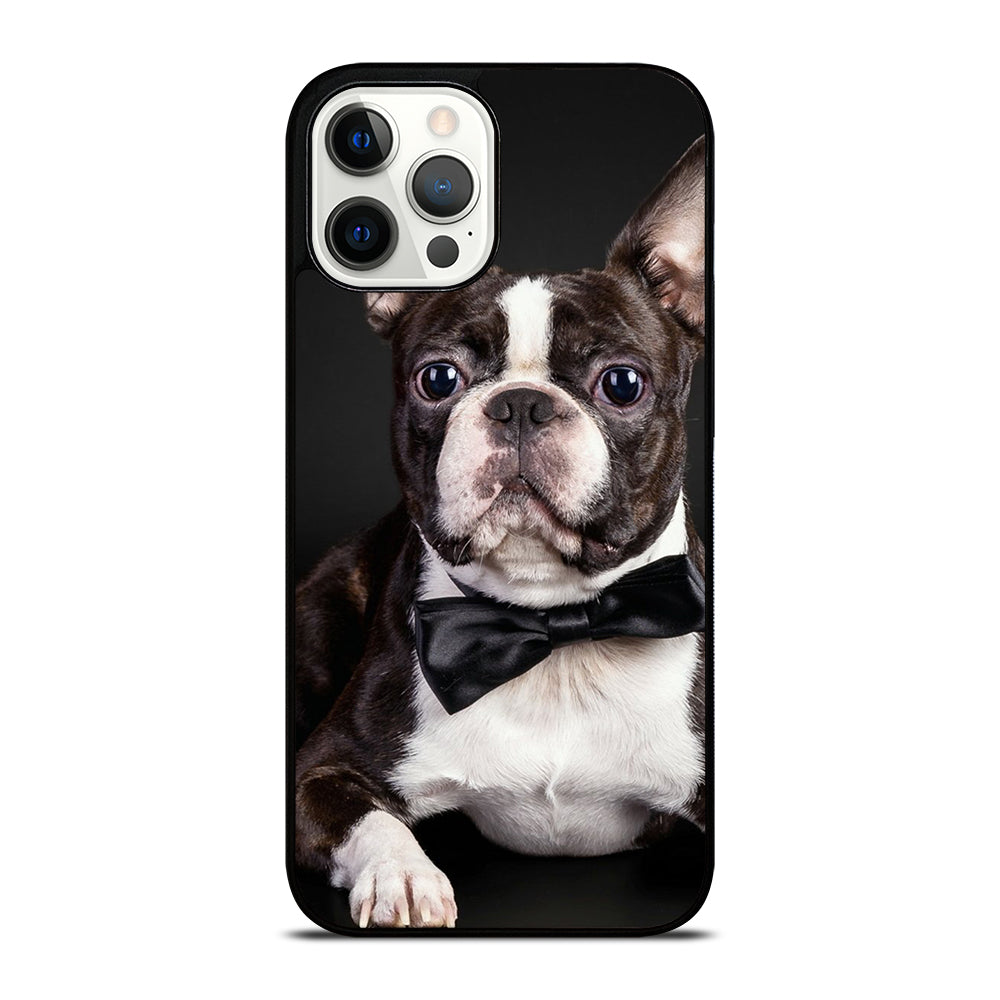 BOSTON TERRIER DOG iPhone 12 Pro Max Case Cover