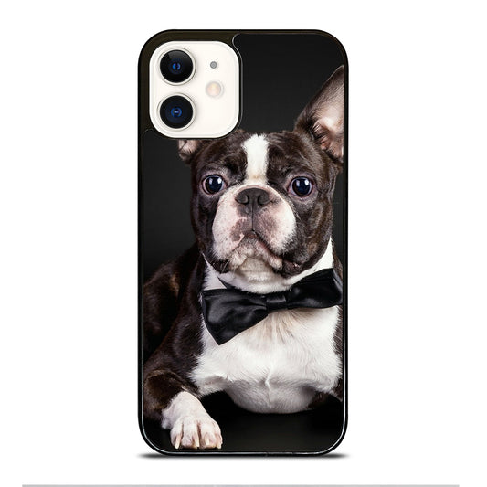 BOSTON TERRIER DOG iPhone 12 Case Cover