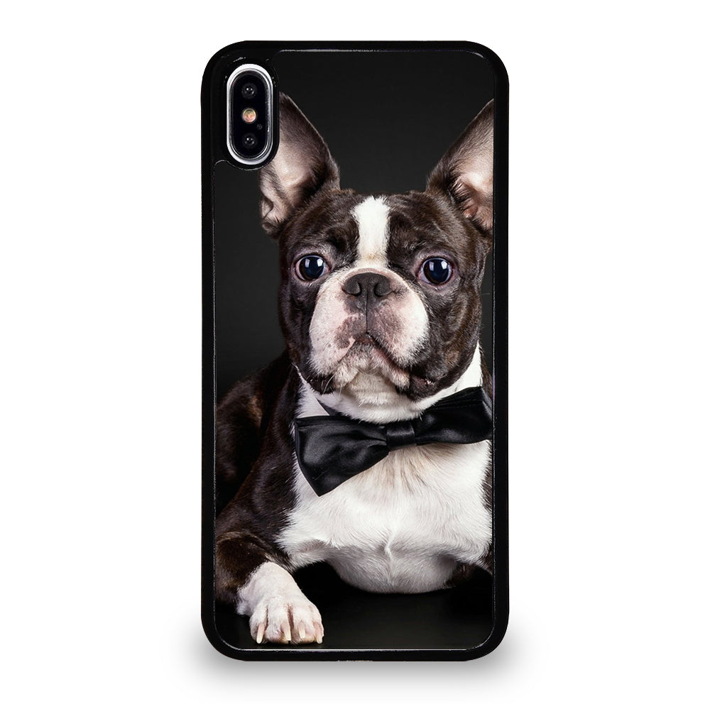 BOSTON TERRIER DOG iPhone XS Max Case Cover