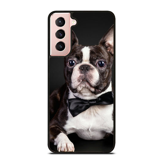 BOSTON TERRIER DOG Samsung Galaxy S21 Case Cover