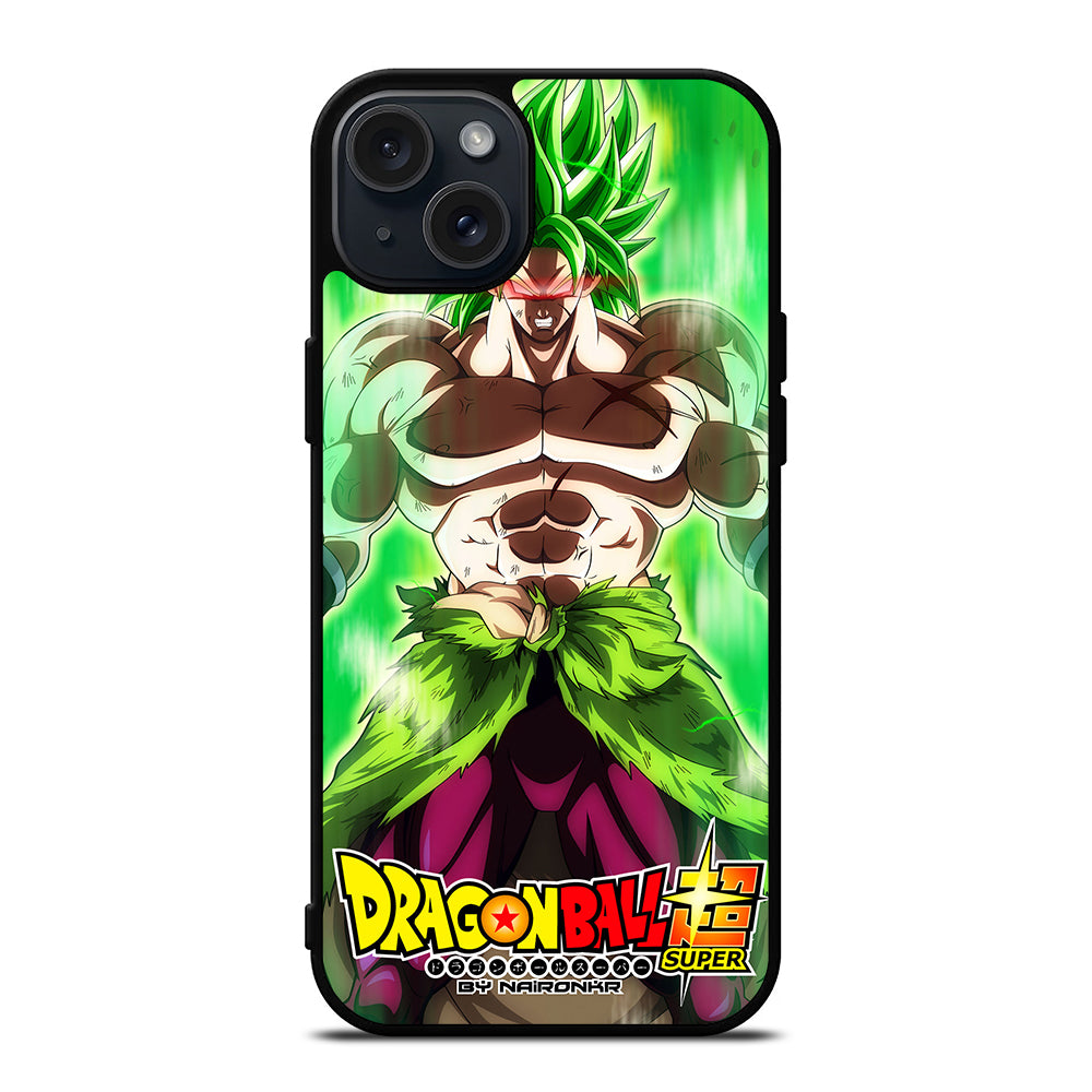 BROLY DRAGON BALL SUPER ANIME iPhone 15 Plus Case Cover