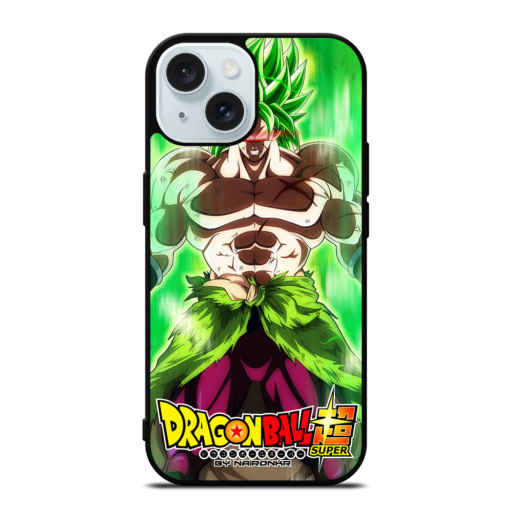 BROLY DRAGON BALL SUPER ANIME iPhone 15 Case Cover