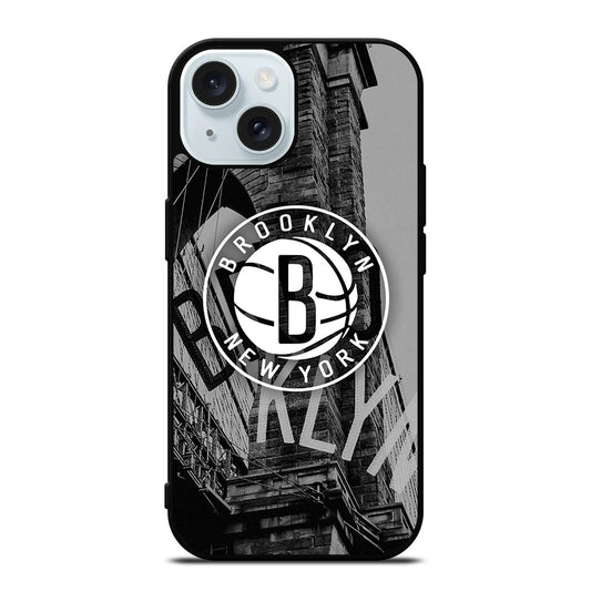 BROOKLYN NETS LOGO 1 iPhone 15 Case Cover