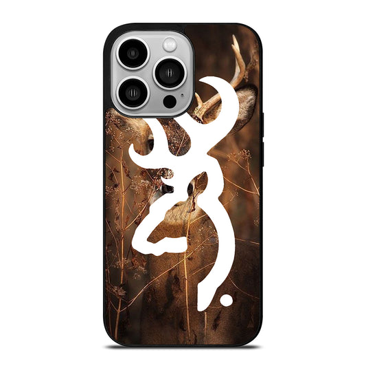BROWNING DEER LOGO iPhone 14 Pro Case Cover