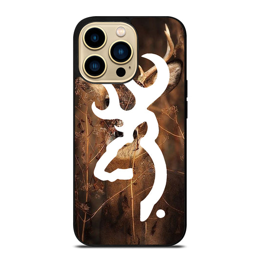 BROWNING DEER LOGO iPhone 14 Pro Max Case Cover