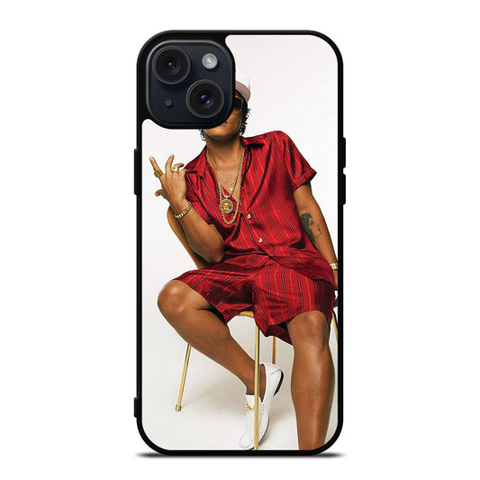 BRUNO MARS AMERICAN SINGER iPhone 15 Plus Case Cover