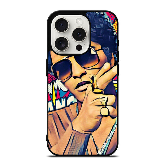 BRUNO MARS ART iPhone 15 Pro Case Cover