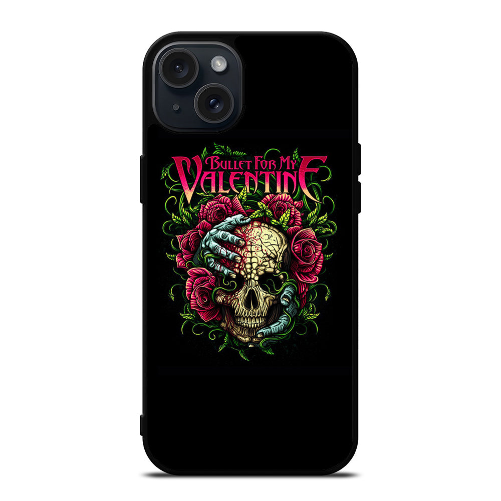 BULLET FOR MY VALENTINE SKULL LOGO iPhone 15 Plus Case Cover