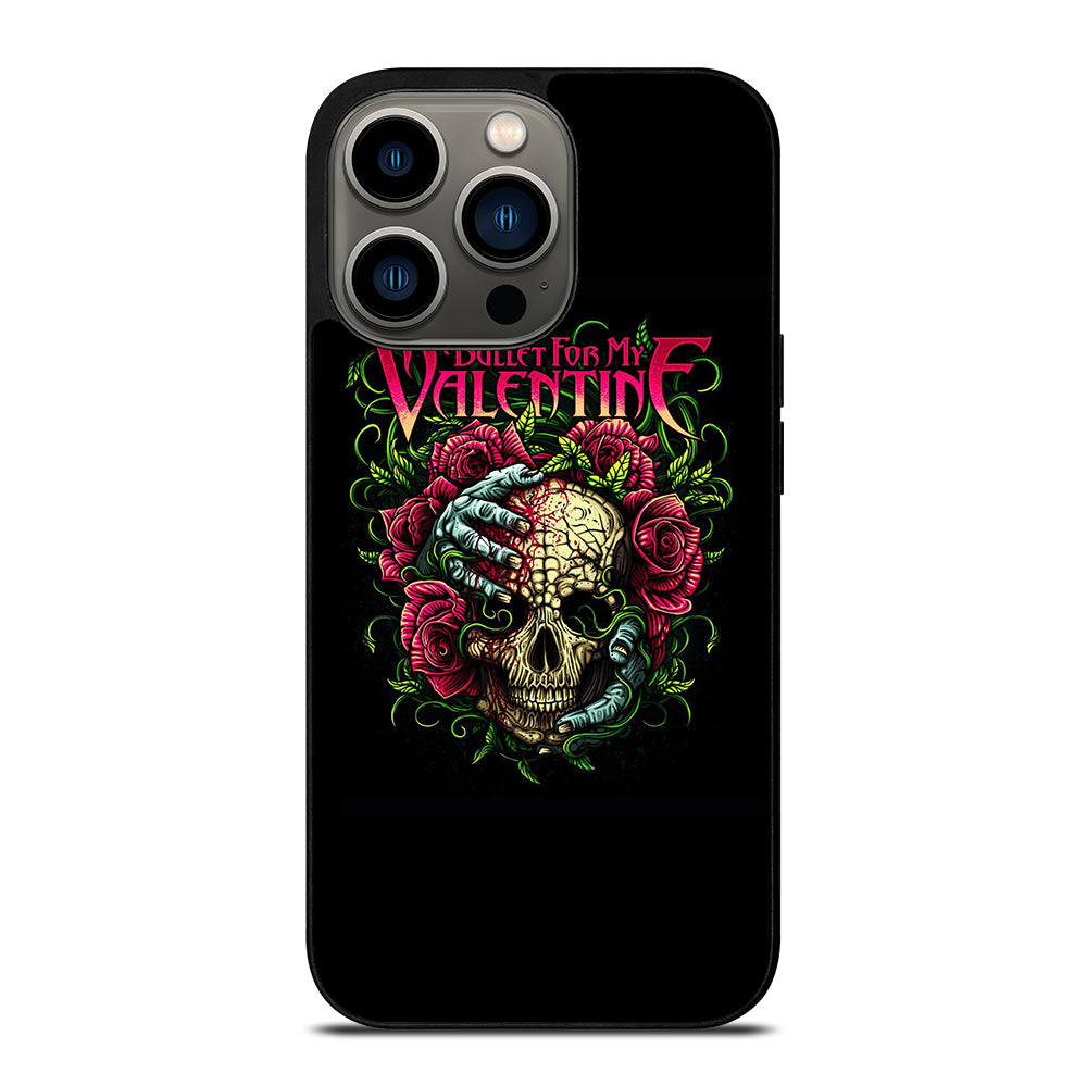 BULLET FOR MY VALENTINE SKULL LOGO iPhone 13 Pro Case Cover