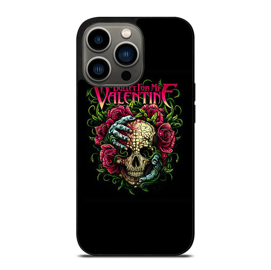 BULLET FOR MY VALENTINE SKULL LOGO iPhone 13 Pro Case Cover