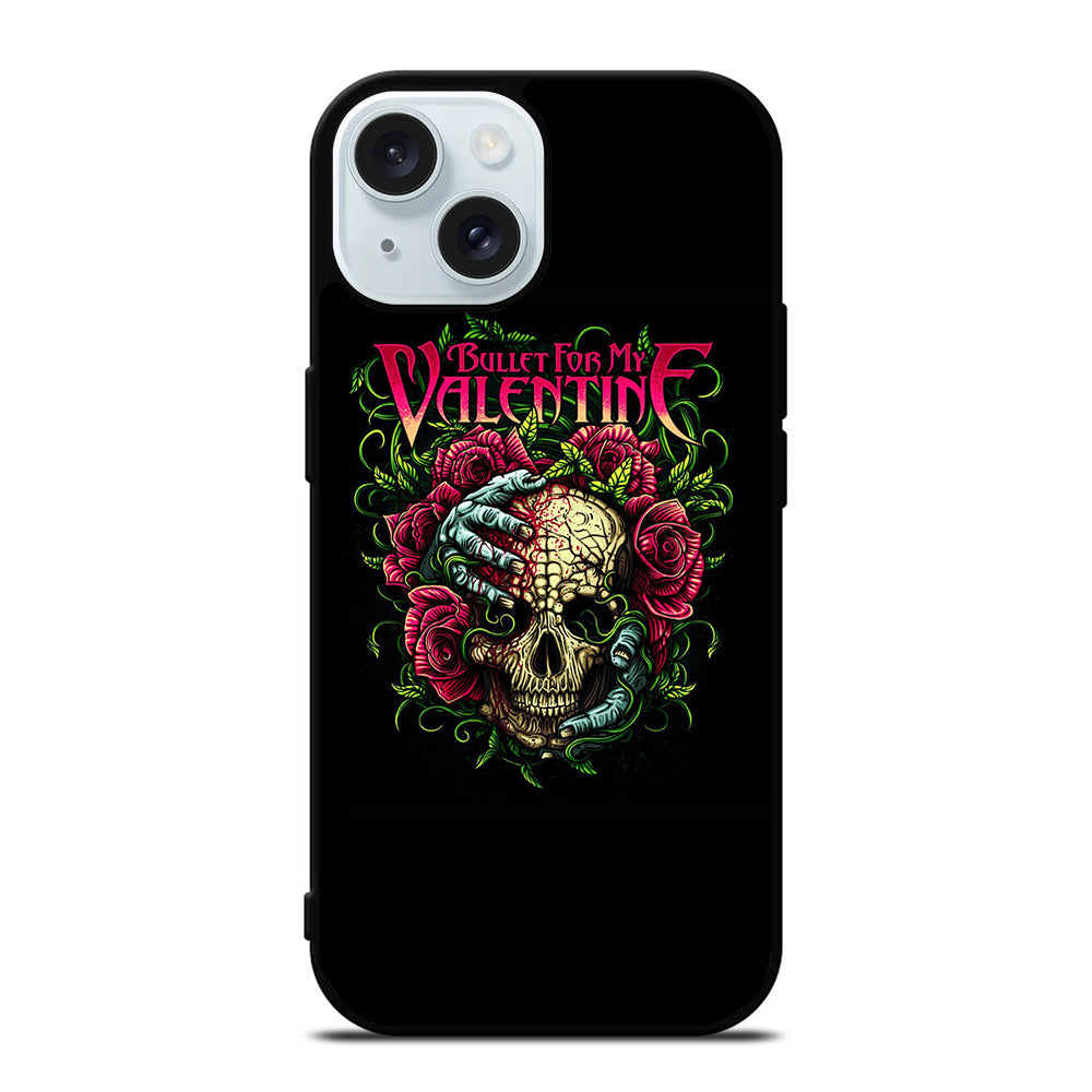 BULLET FOR MY VALENTINE SKULL LOGO iPhone 15 Case Cover