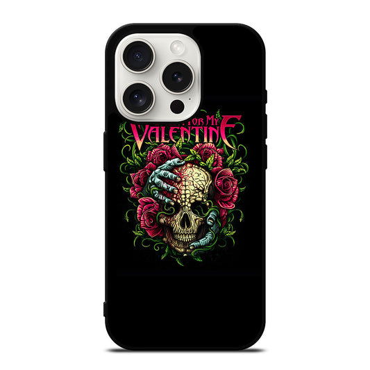 BULLET FOR MY VALENTINE SKULL LOGO iPhone 15 Pro Case Cover