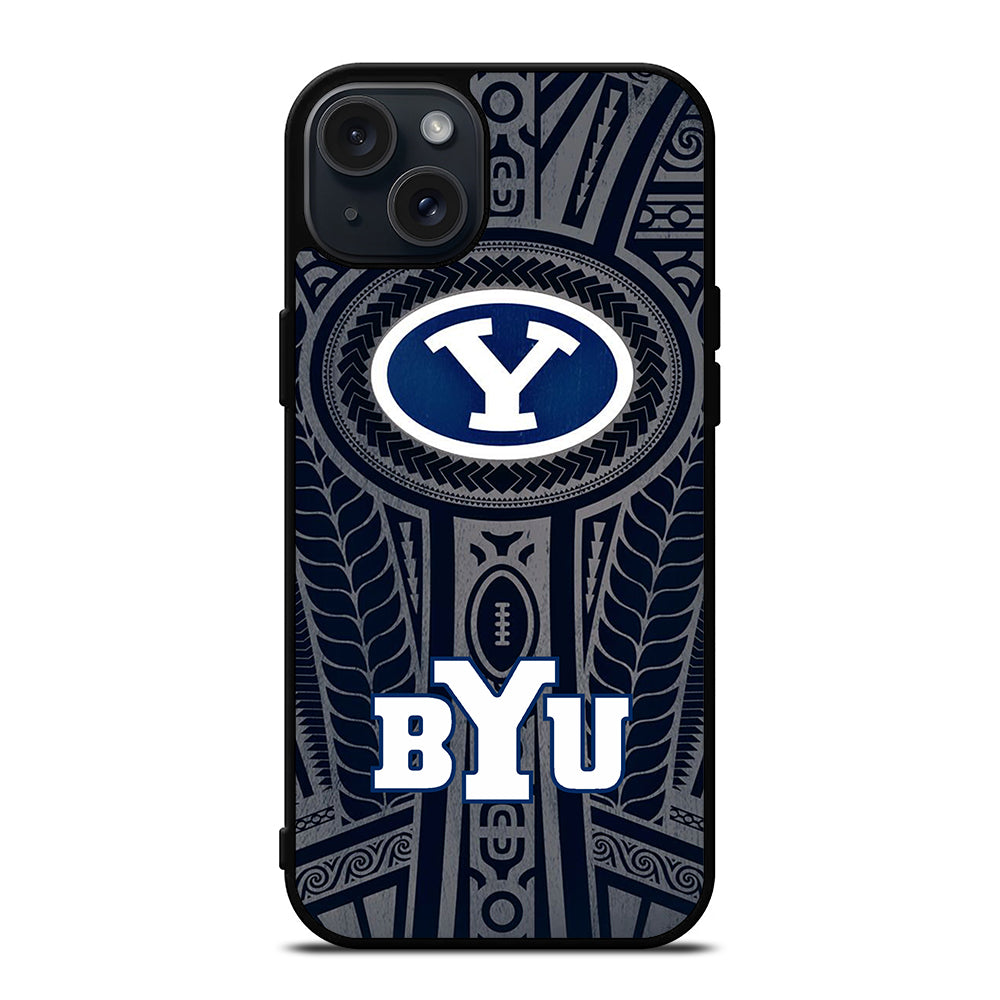 BYU COUGARS ICON 1 iPhone 15 Plus Case Cover