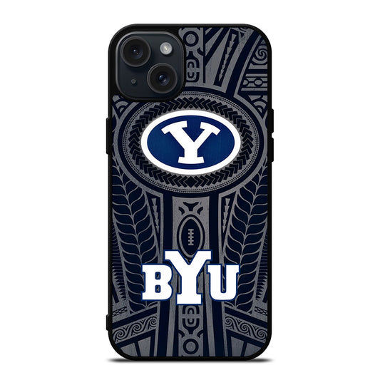 BYU COUGARS ICON 1 iPhone 15 Plus Case Cover