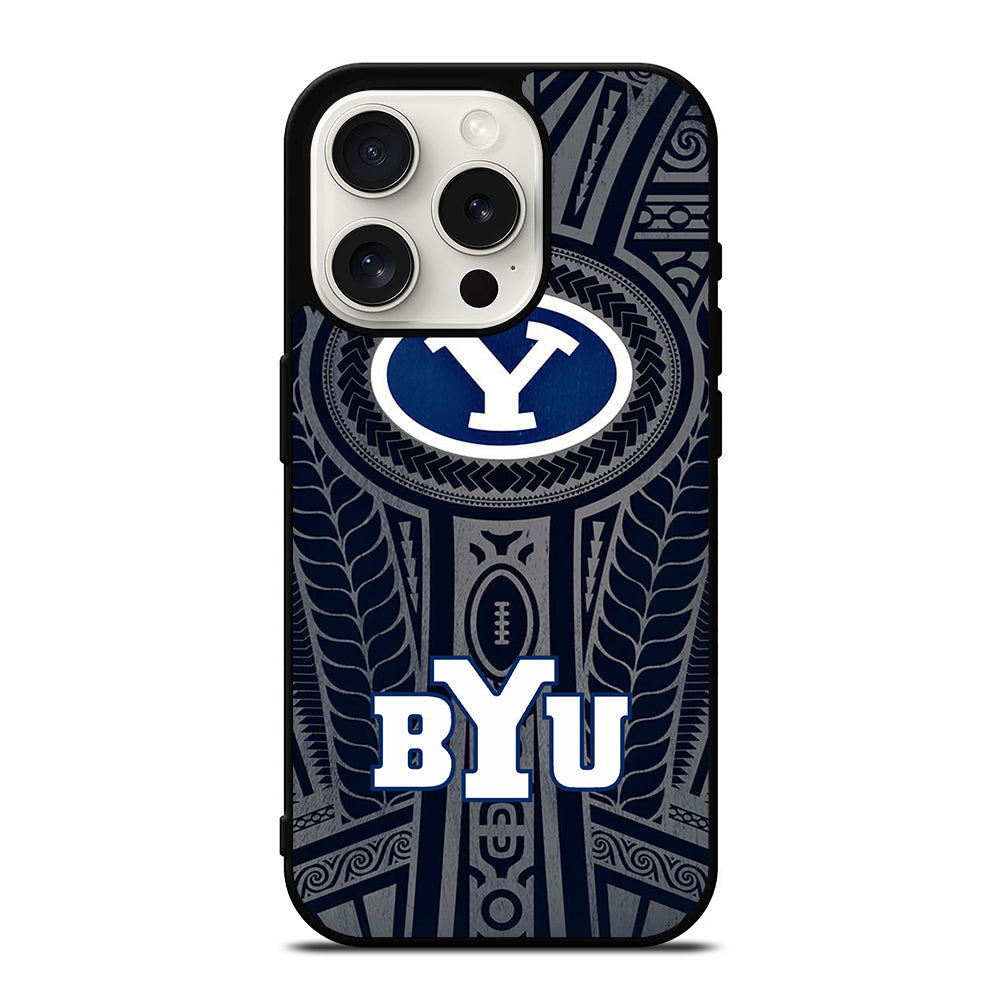 BYU COUGARS ICON 1 iPhone 15 Pro Case Cover