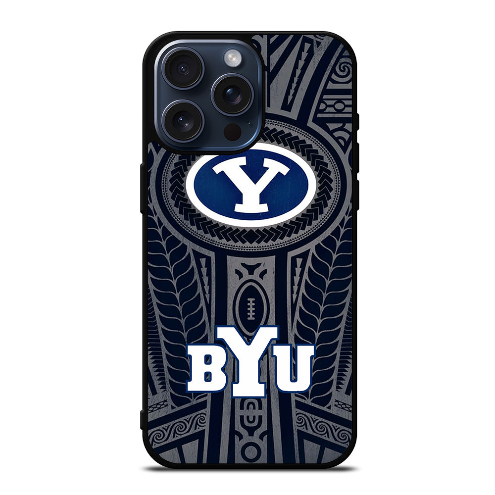 BYU COUGARS ICON 1 iPhone 15 Pro Max Case Cover