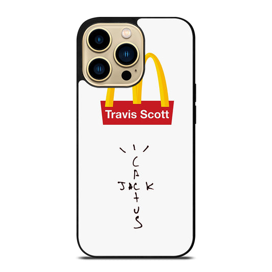 CACTUS JACK TRAVIS SCOTT MCDONALDS LOGO 1 iPhone 14 Pro Max Case Cover