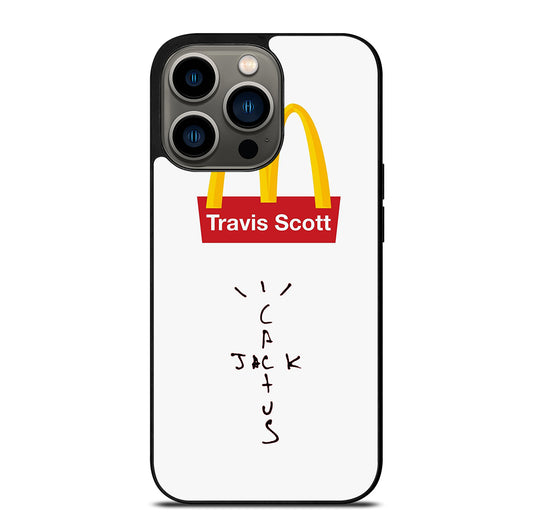 CACTUS JACK TRAVIS SCOTT MCDONALDS LOGO 1 iPhone 13 Pro Case Cover