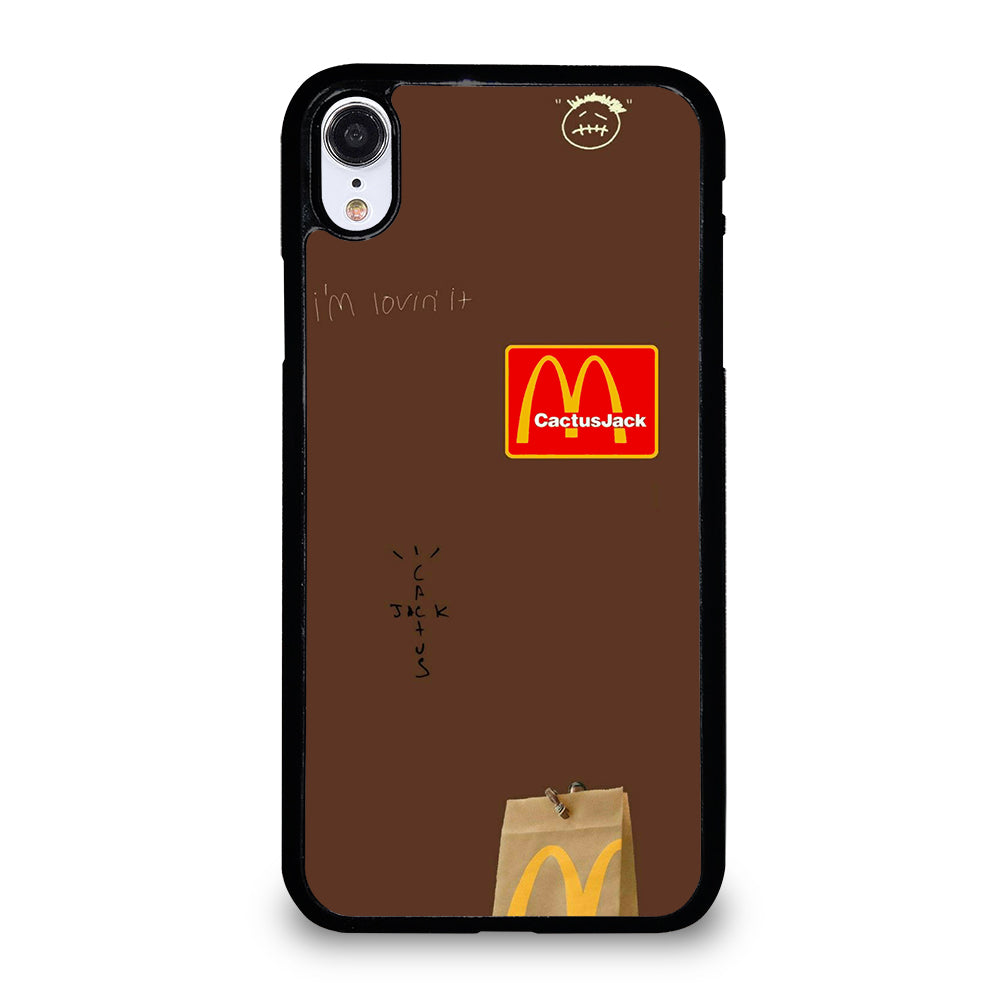 CACTUS JACK TRAVIS SCOTT MCDONALDS LOGO 2 iPhone XR Case Cover