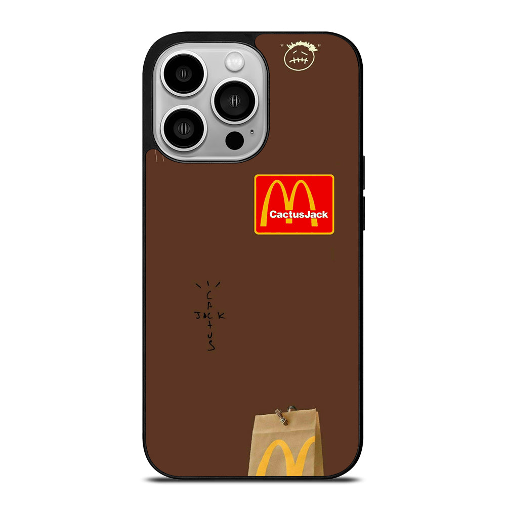 CACTUS JACK TRAVIS SCOTT MCDONALDS LOGO 2 iPhone 14 Pro Case Cover
