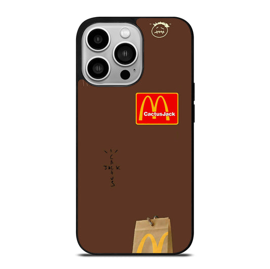 CACTUS JACK TRAVIS SCOTT MCDONALDS LOGO 2 iPhone 14 Pro Case Cover