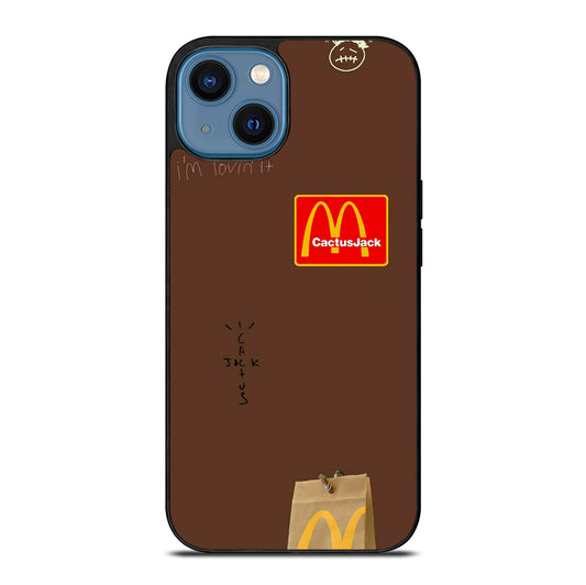 CACTUS JACK TRAVIS SCOTT MCDONALDS LOGO 2 iPhone 14 Case Cover